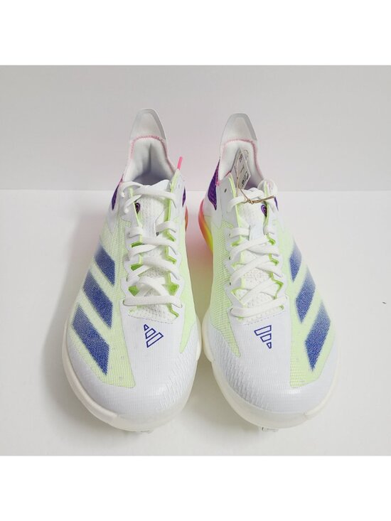 NEW Adidas Adizero Electric+ Warp Speed Baseball Cleats IG3489 Size 8 White main image 5